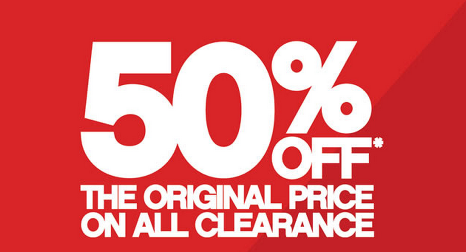 Extra 50% OFF our clearance section is live and ready to shop